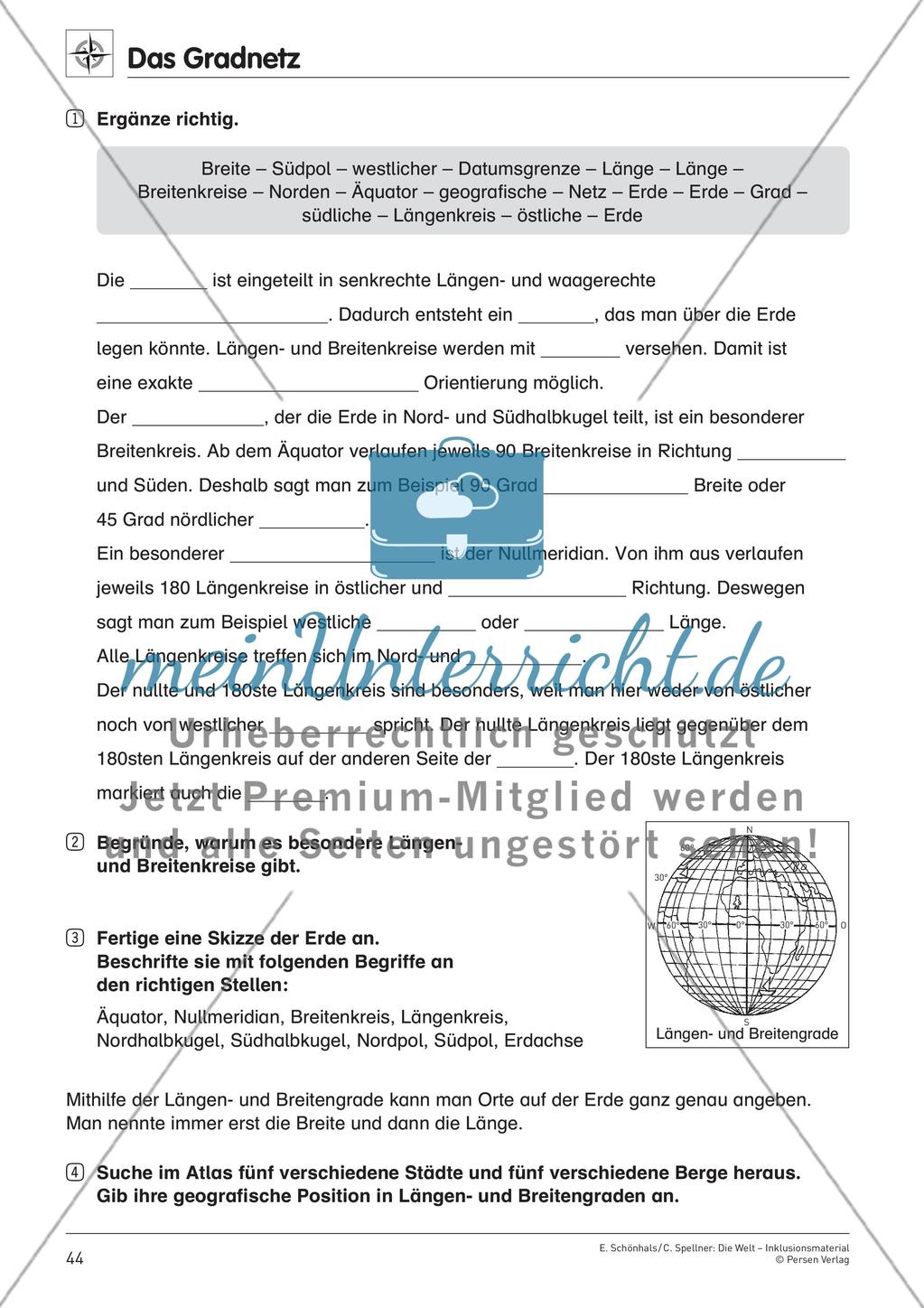 Orientierung auf der Erde Preview 5