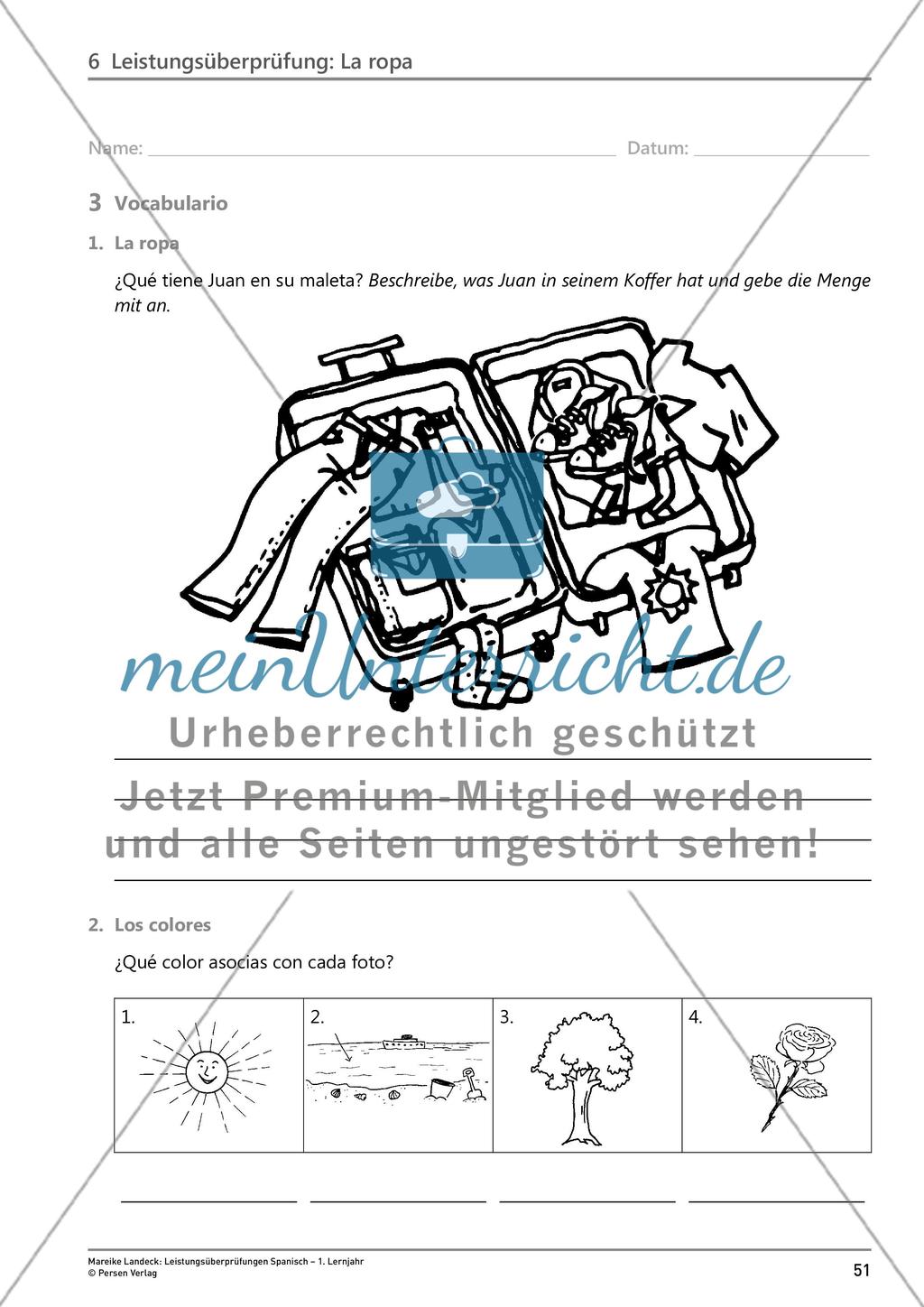 Leistungsüberprüfung: La ropa Preview 4