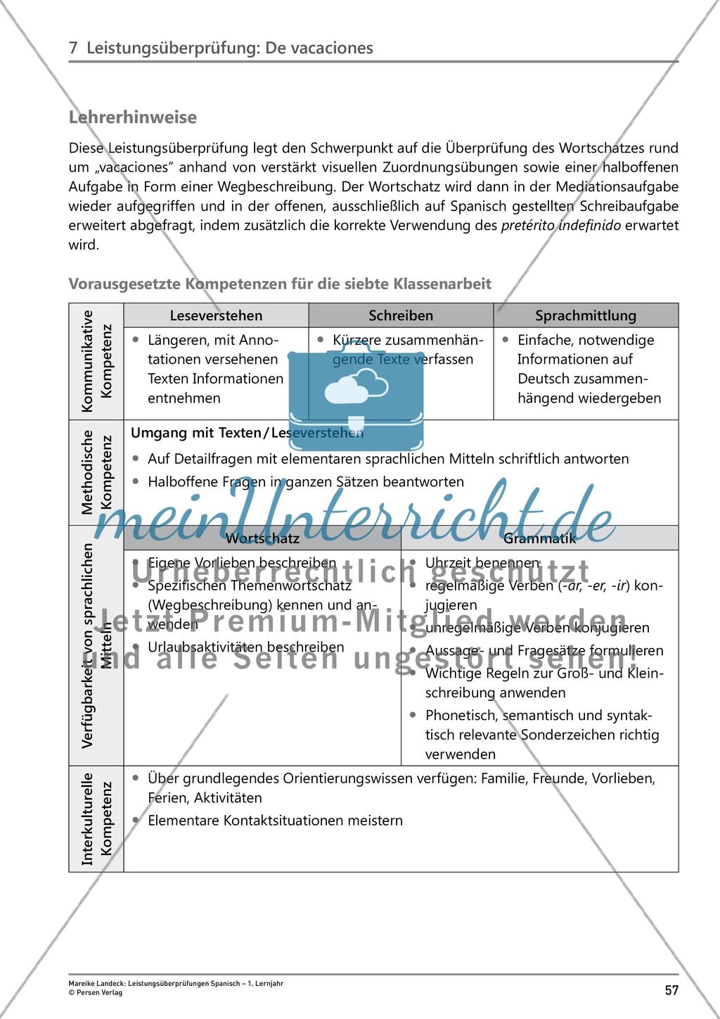 Leistungsüberprüfung: Vacaciones Preview 1