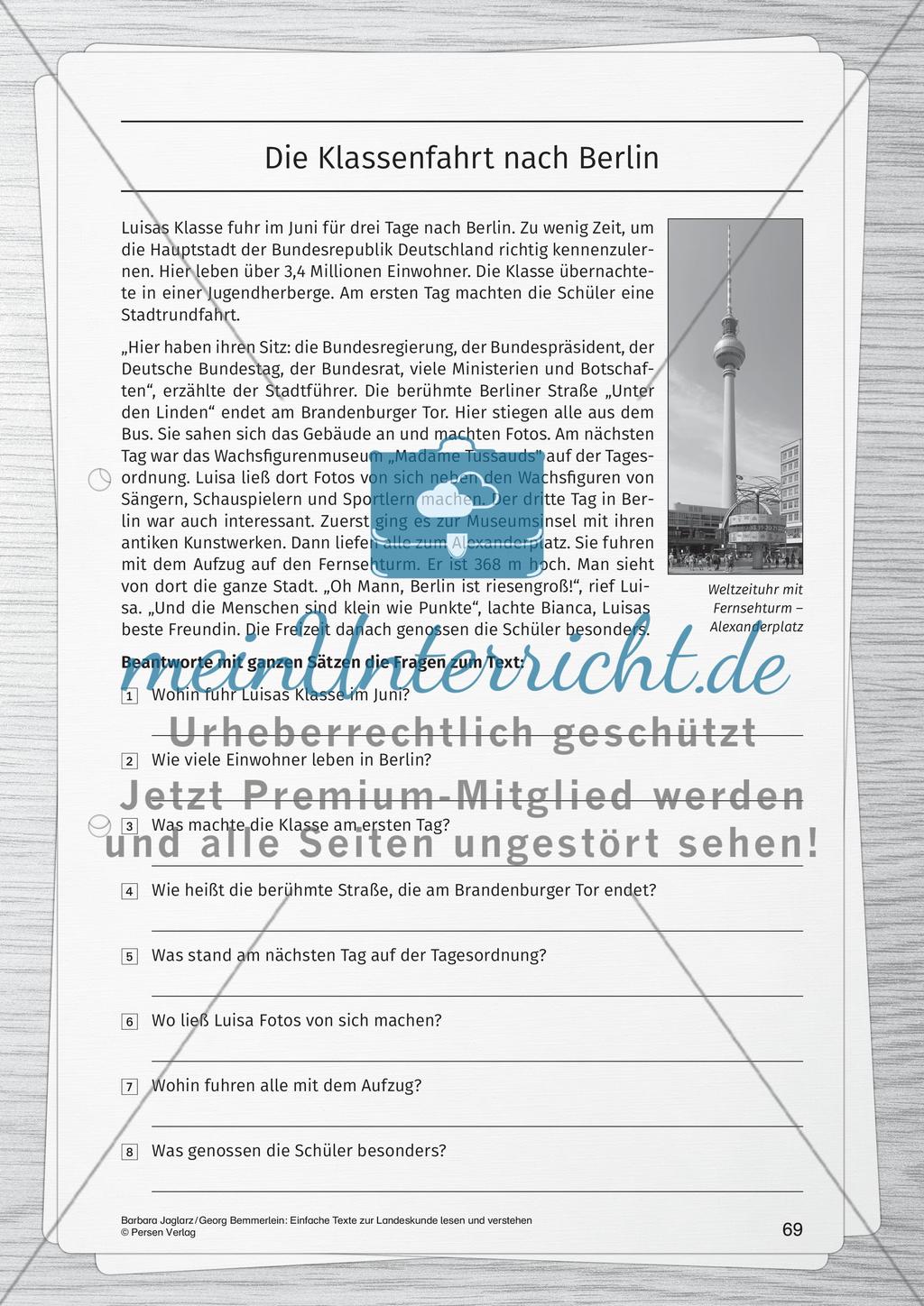 Die Klassenfahrt nach Berlin Preview 1