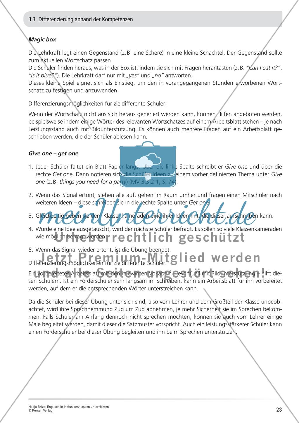 Methodik im inklusiven Fachunterricht – Teil 2 Preview 2