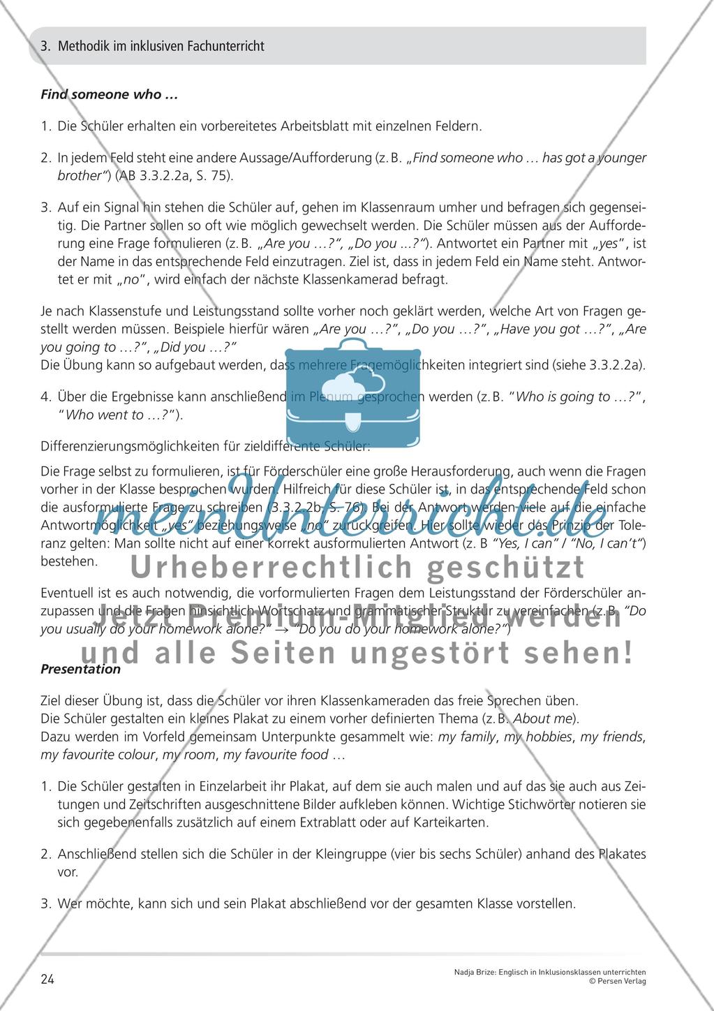 Methodik im inklusiven Fachunterricht – Teil 2 Preview 3