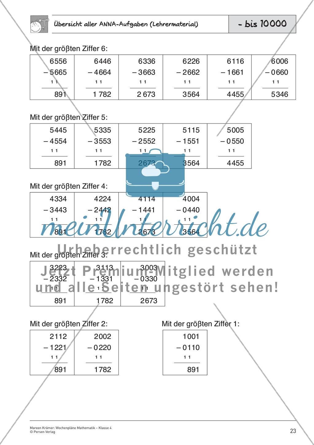 Schriftliche Addition und Subtraktion bis 1 000 000 – Teil 2 Preview 8