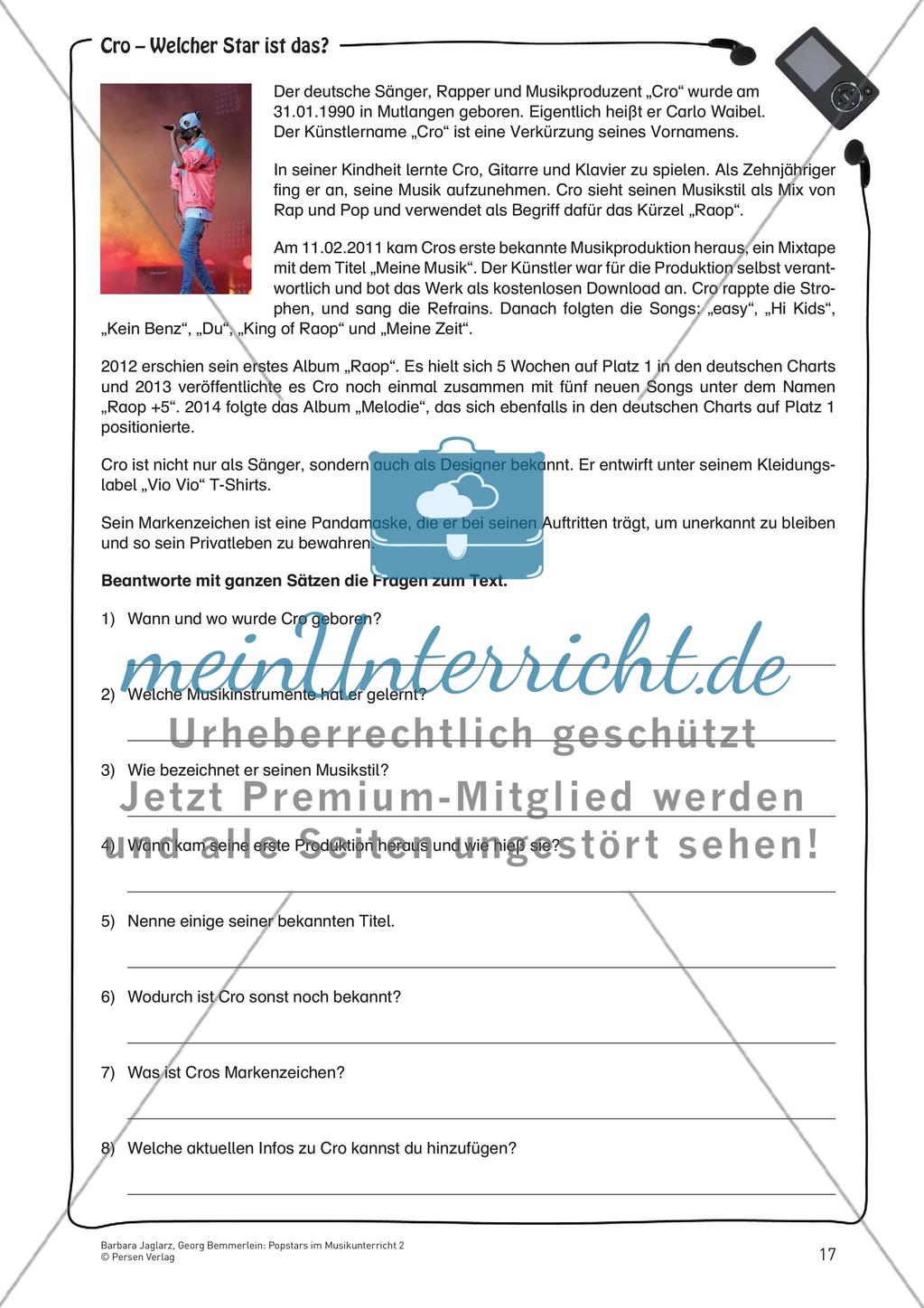Cro kennenlernen