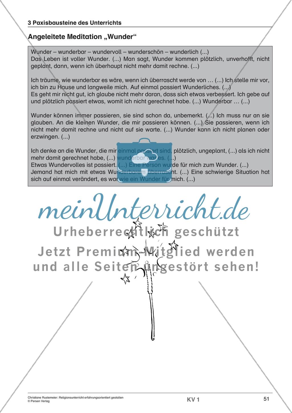 Baustein 3: Wunder Preview 2