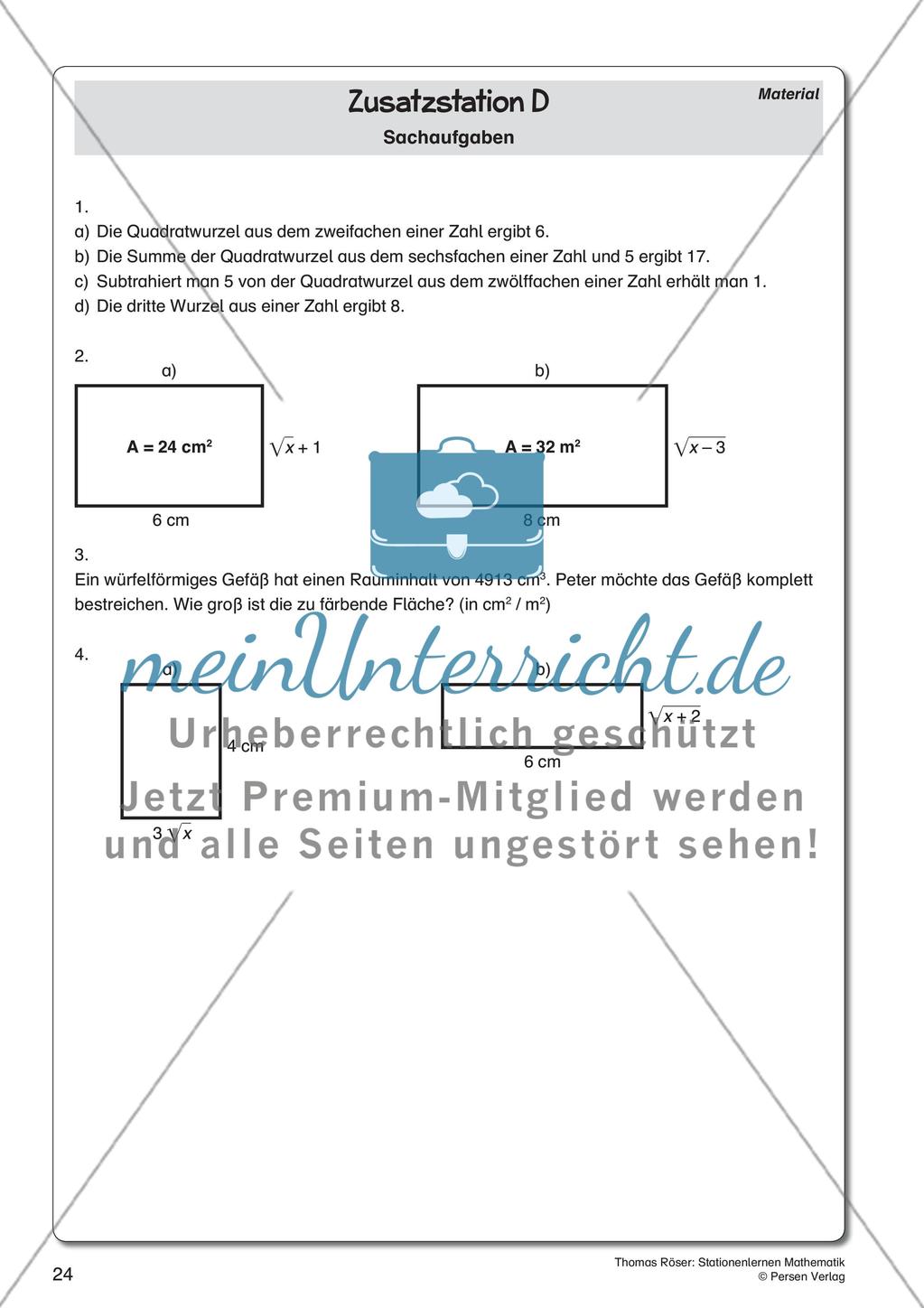 Quadratwurzeln und reelle Zahlen Preview 16