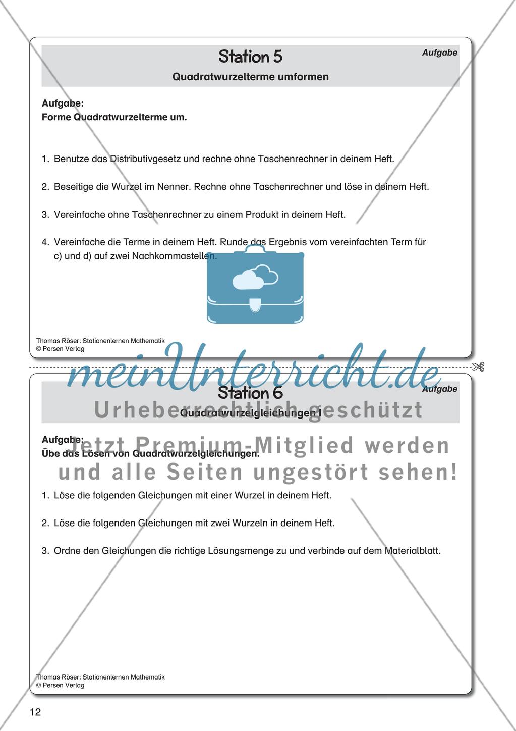 Quadratwurzeln und reelle Zahlen Preview 4