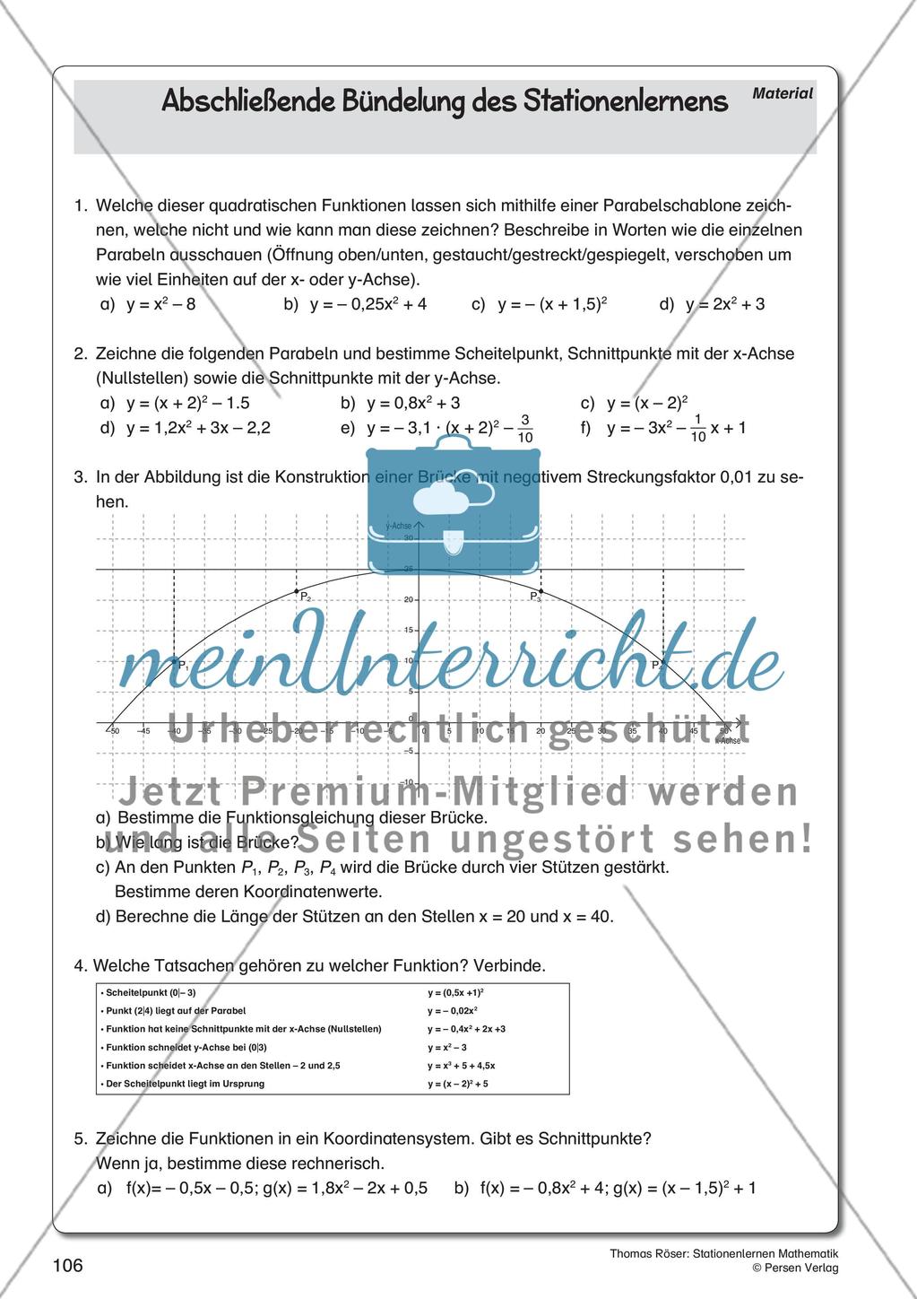 Quadratische Funktionen Preview 16