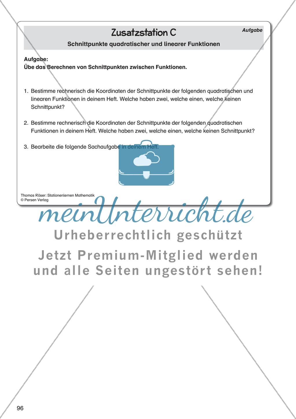 Quadratische Funktionen Preview 6