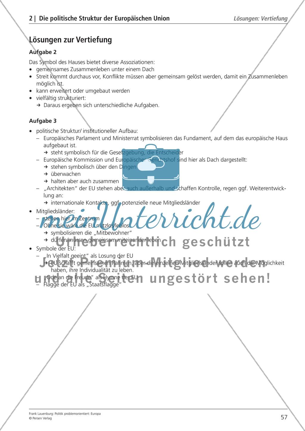 Die politische Struktur der Europäischen Union Preview 25