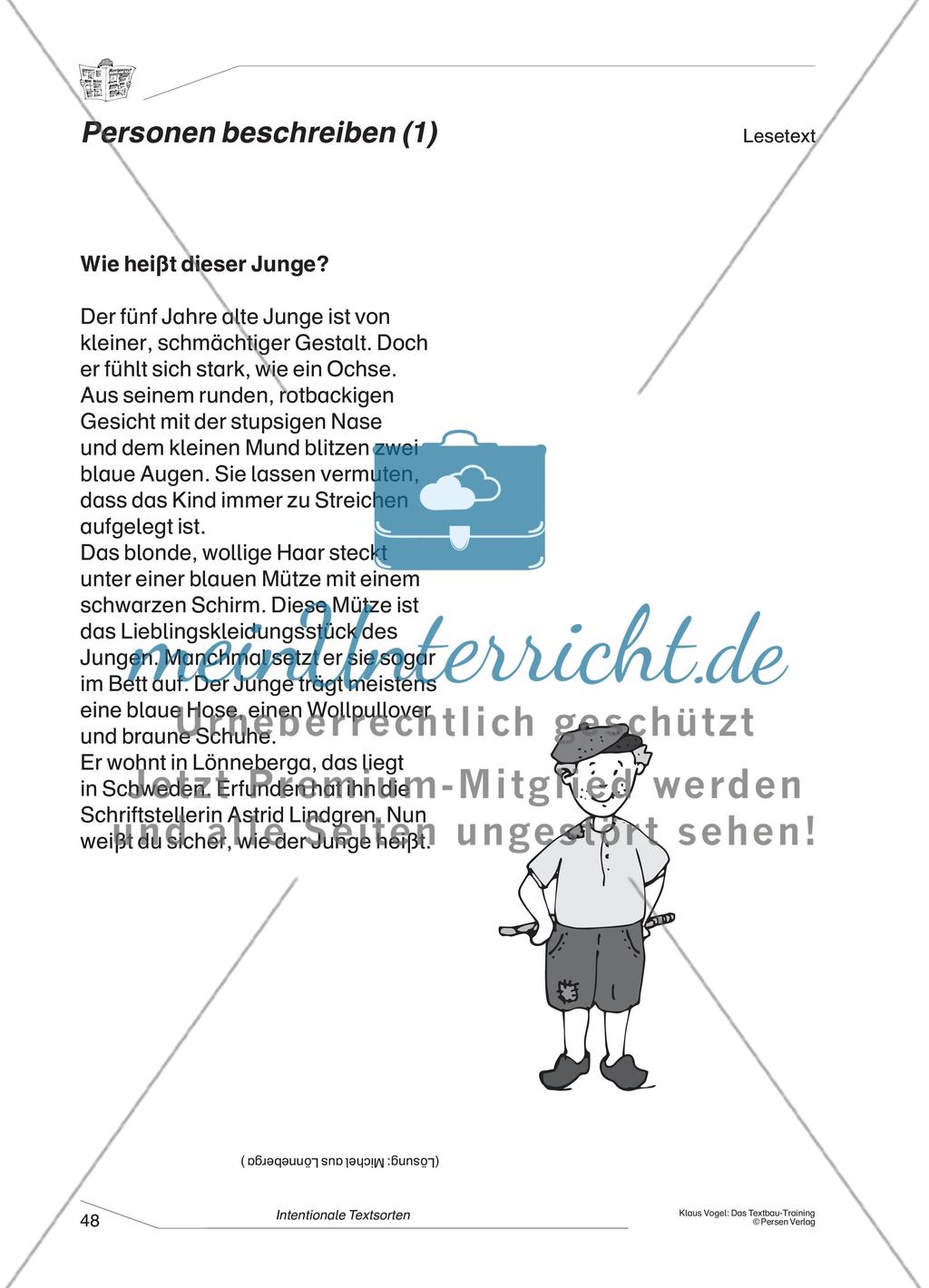 Beschreibung einer Person Preview 1