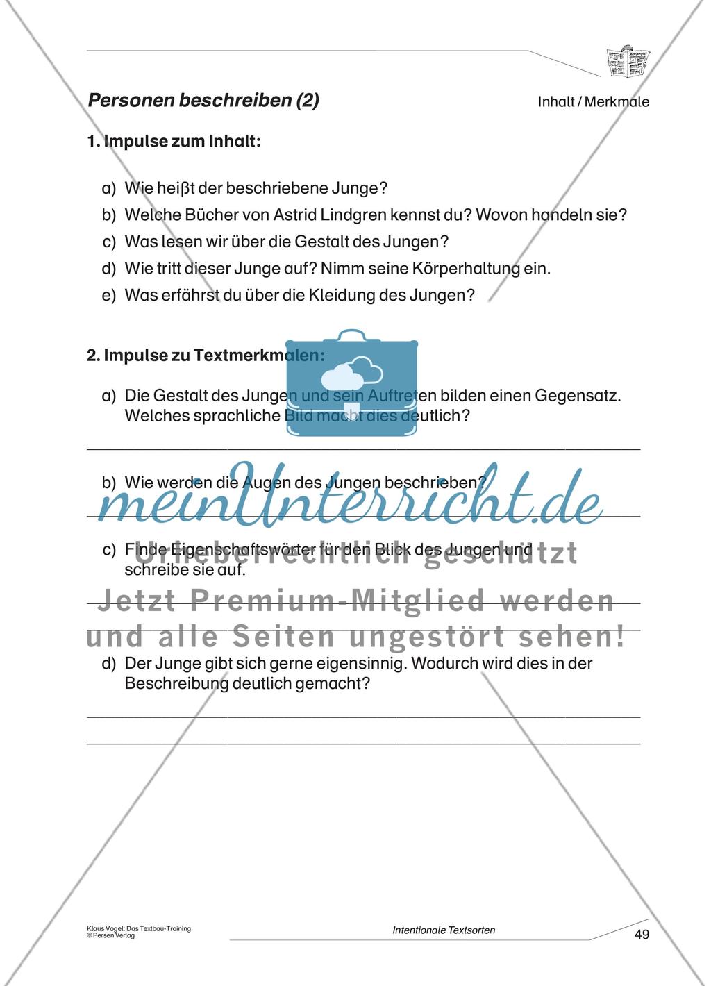 Beschreibung einer Person Preview 2