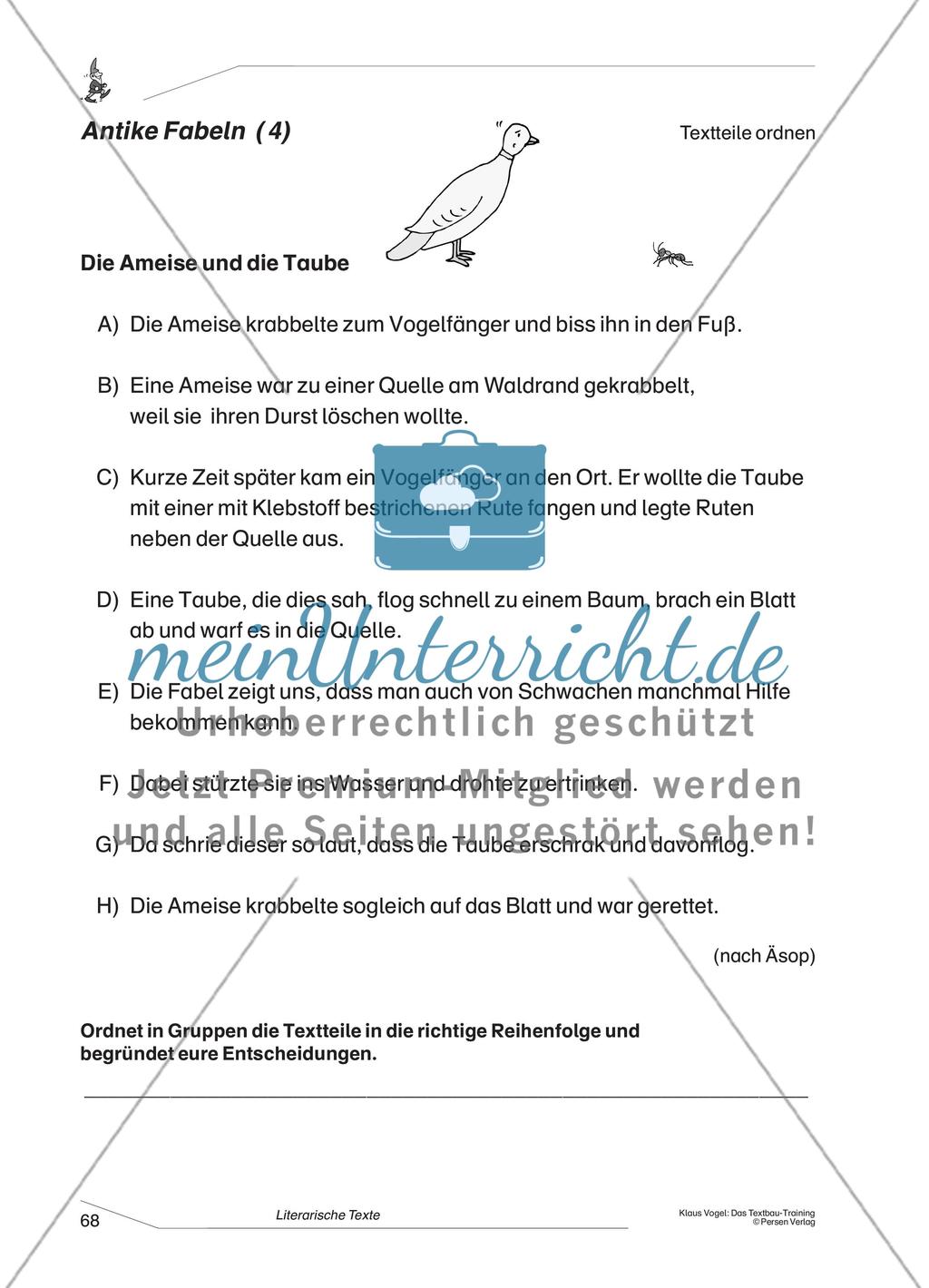 Antike Fabel: Die Schildkröte und der Hase Preview 4