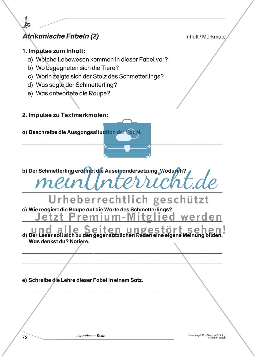 Afrikanische Fabel: Der stolze Schmetterling Preview 2