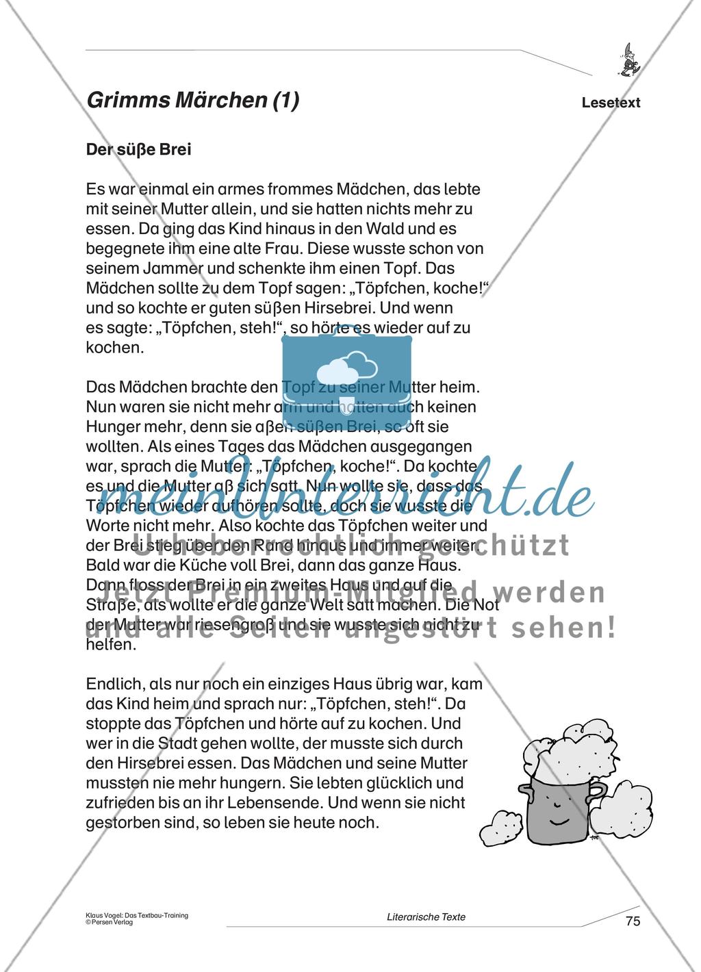 Grimms Märchen: Der süße Brei Preview 1