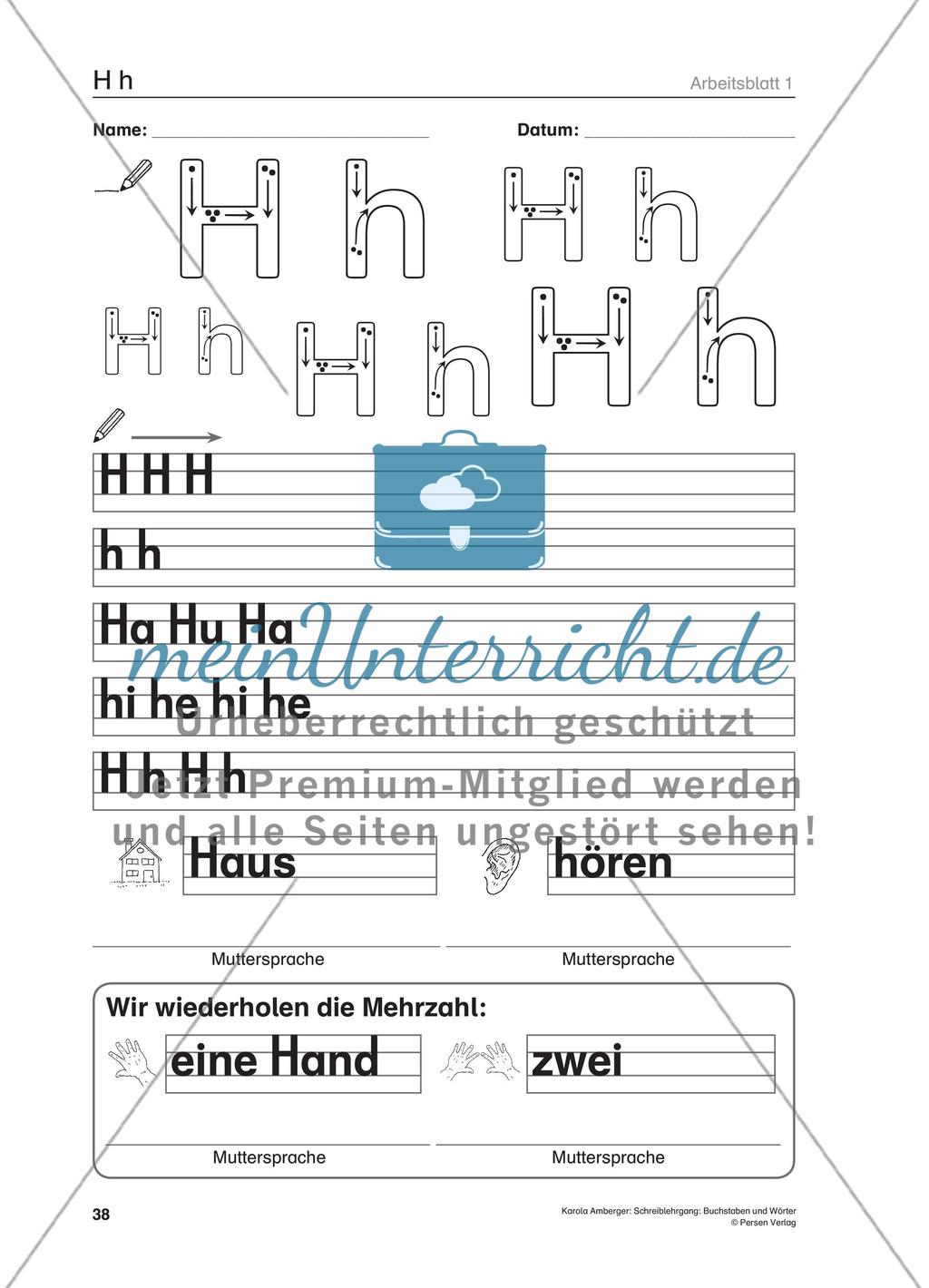 Schreiblehrgang: Buchstaben und Wörter - GS – Teil 4 Preview 3