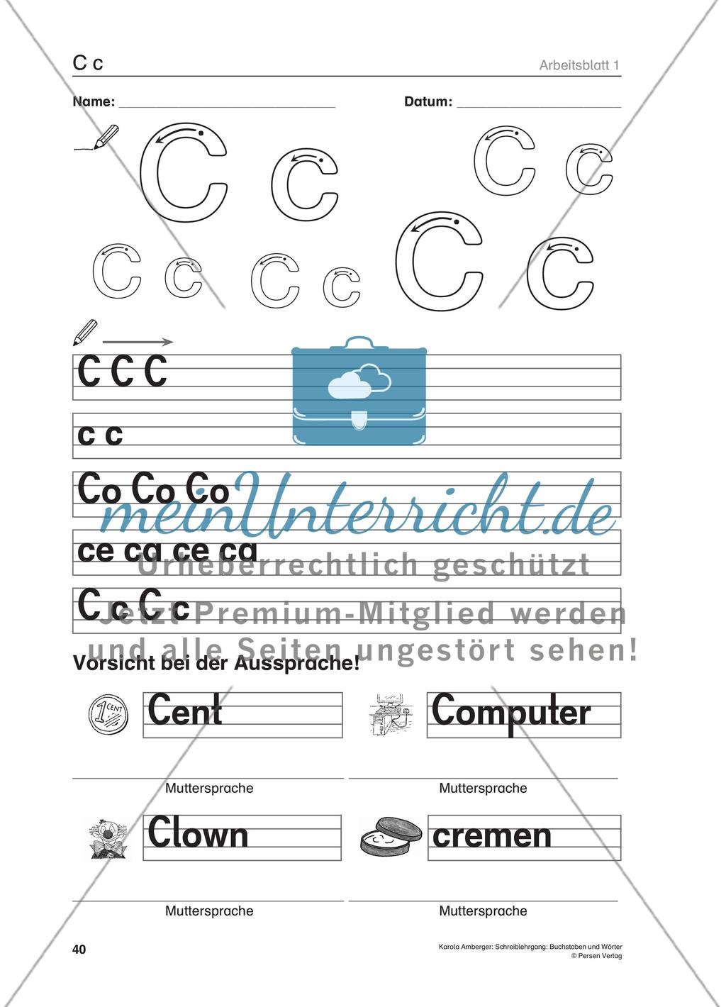 Schreiblehrgang: Buchstaben und Wörter - GS – Teil 4 Preview 5