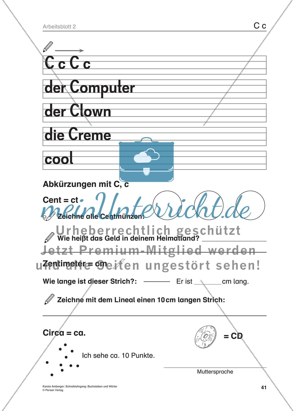 Schreiblehrgang: Buchstaben und Wörter - GS – Teil 4 Preview 6