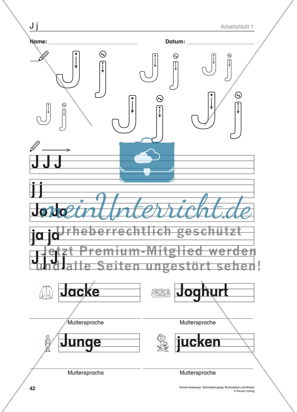 Schreiblehrgang: Buchstaben und Wörter - GS – Teil 4 Preview 7