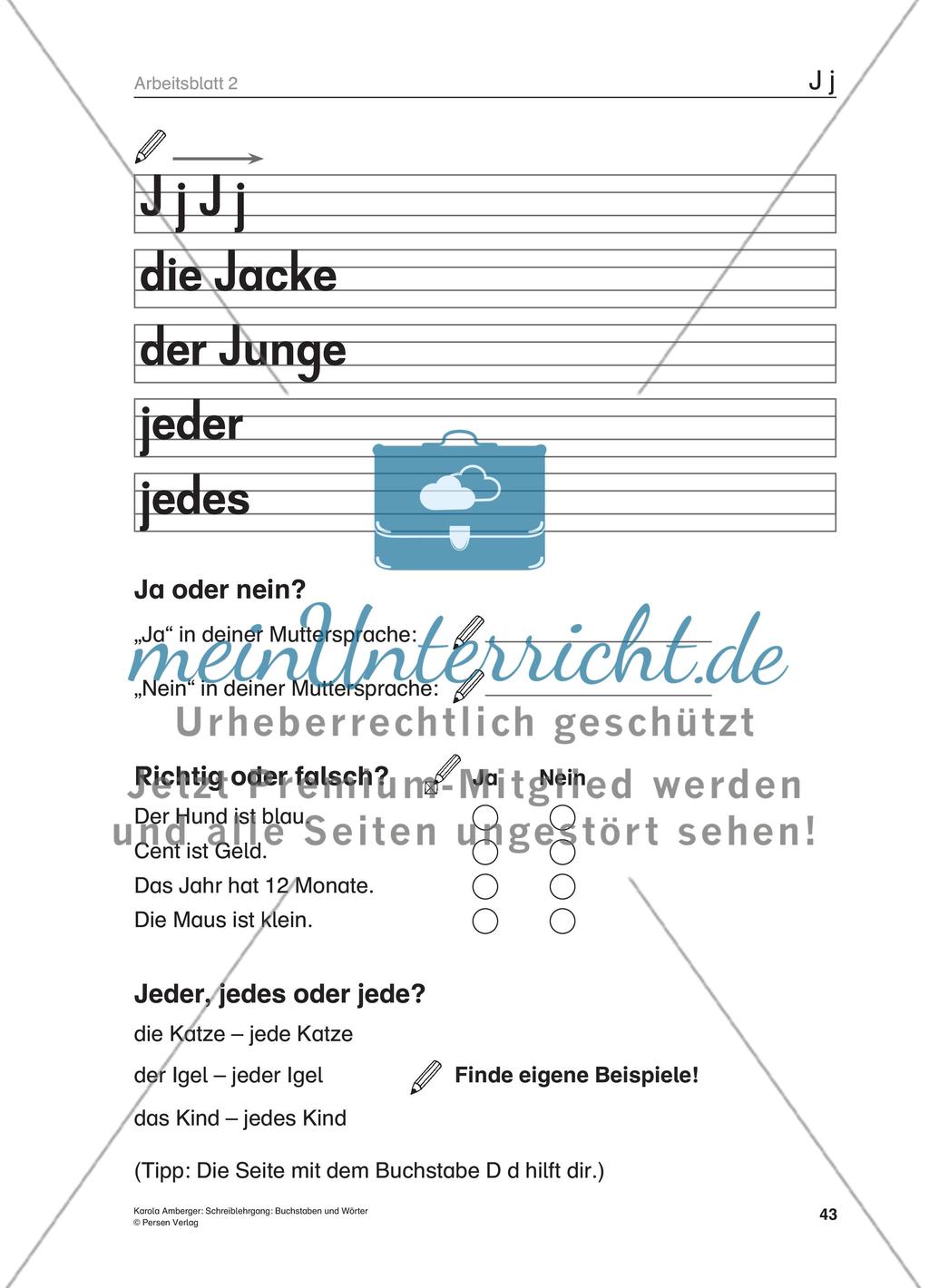 Schreiblehrgang: Buchstaben und Wörter - GS – Teil 4 Preview 8