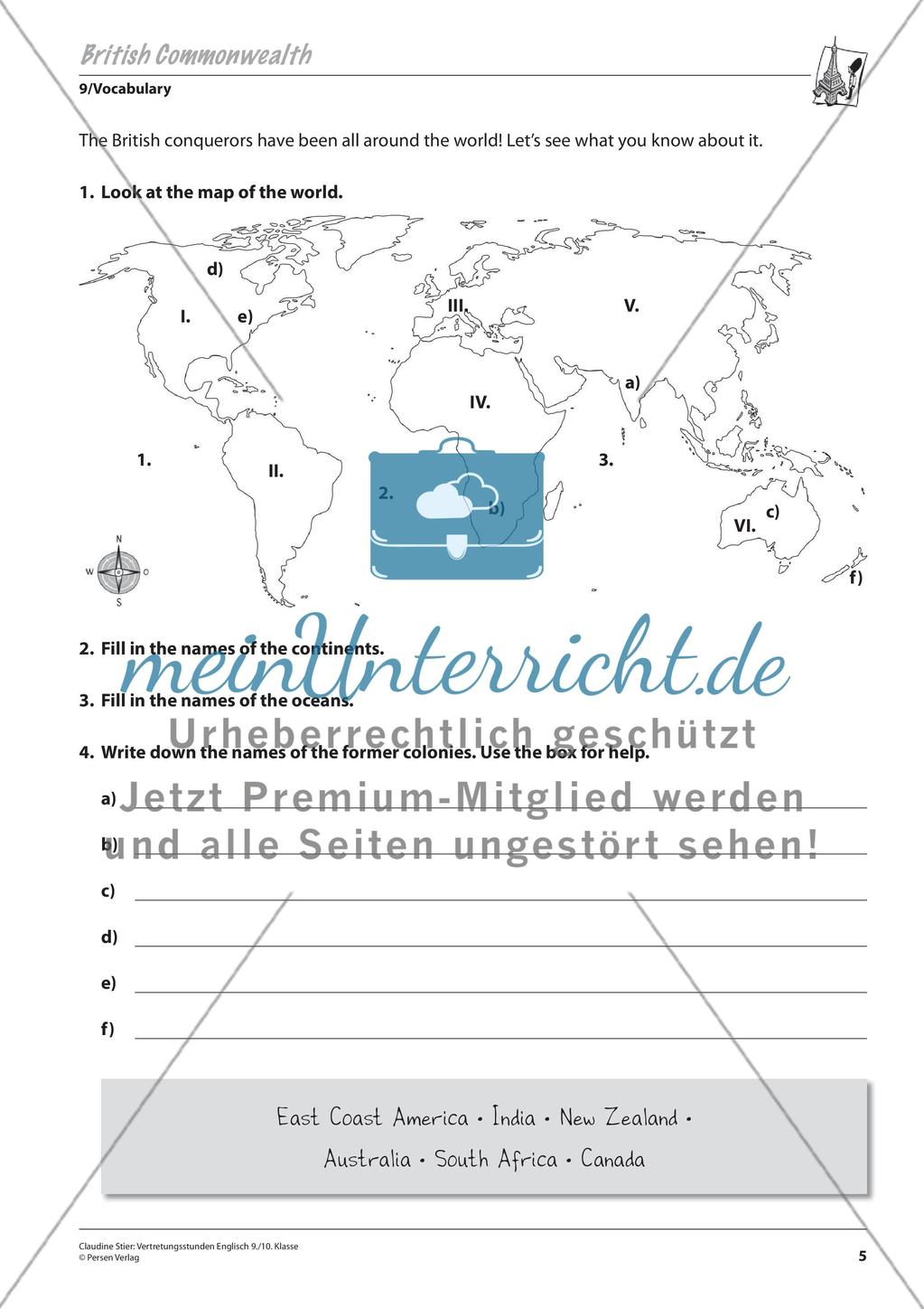 Vocabulary Klasse 9 Preview 1