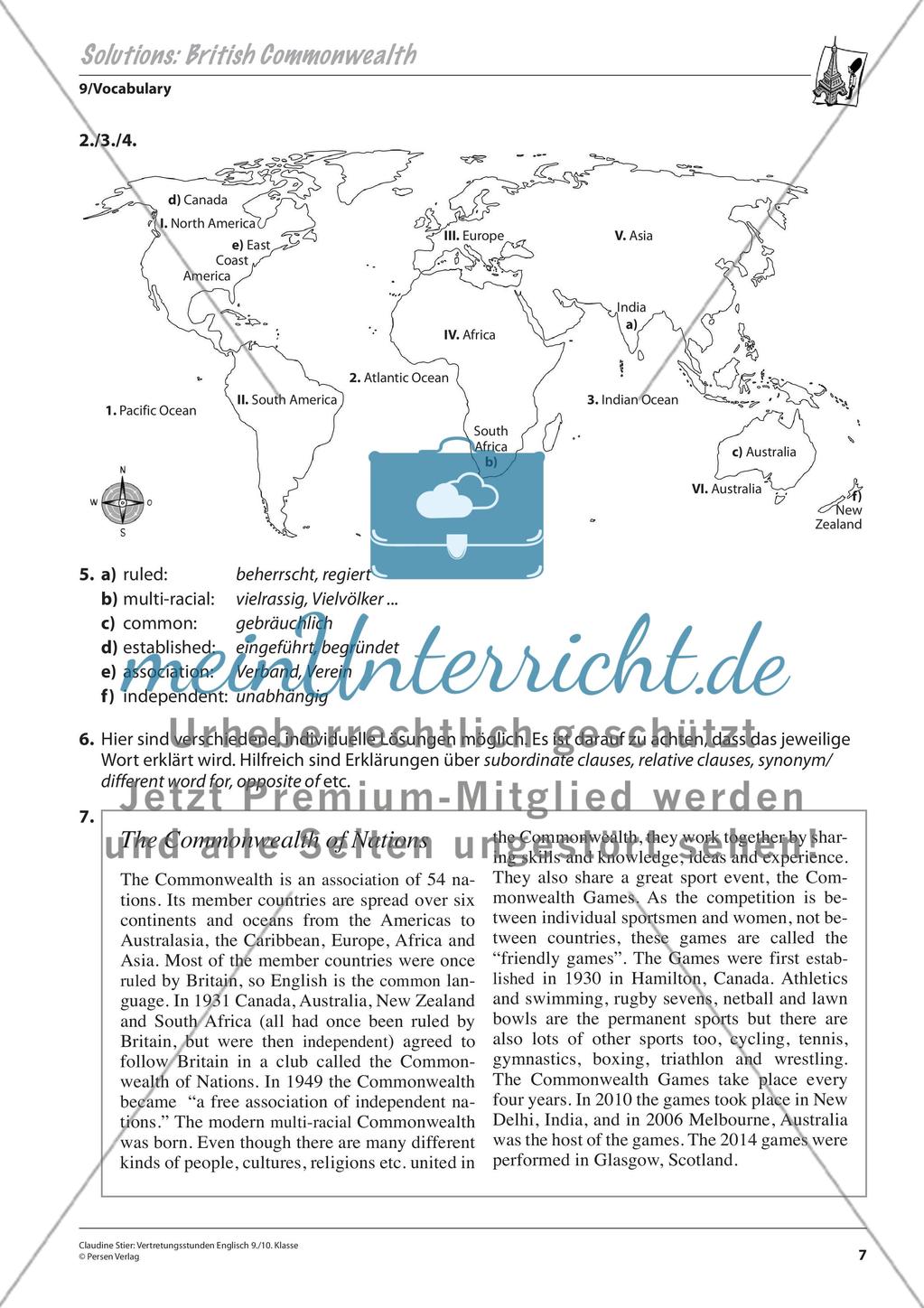 Vocabulary Klasse 9 Preview 3