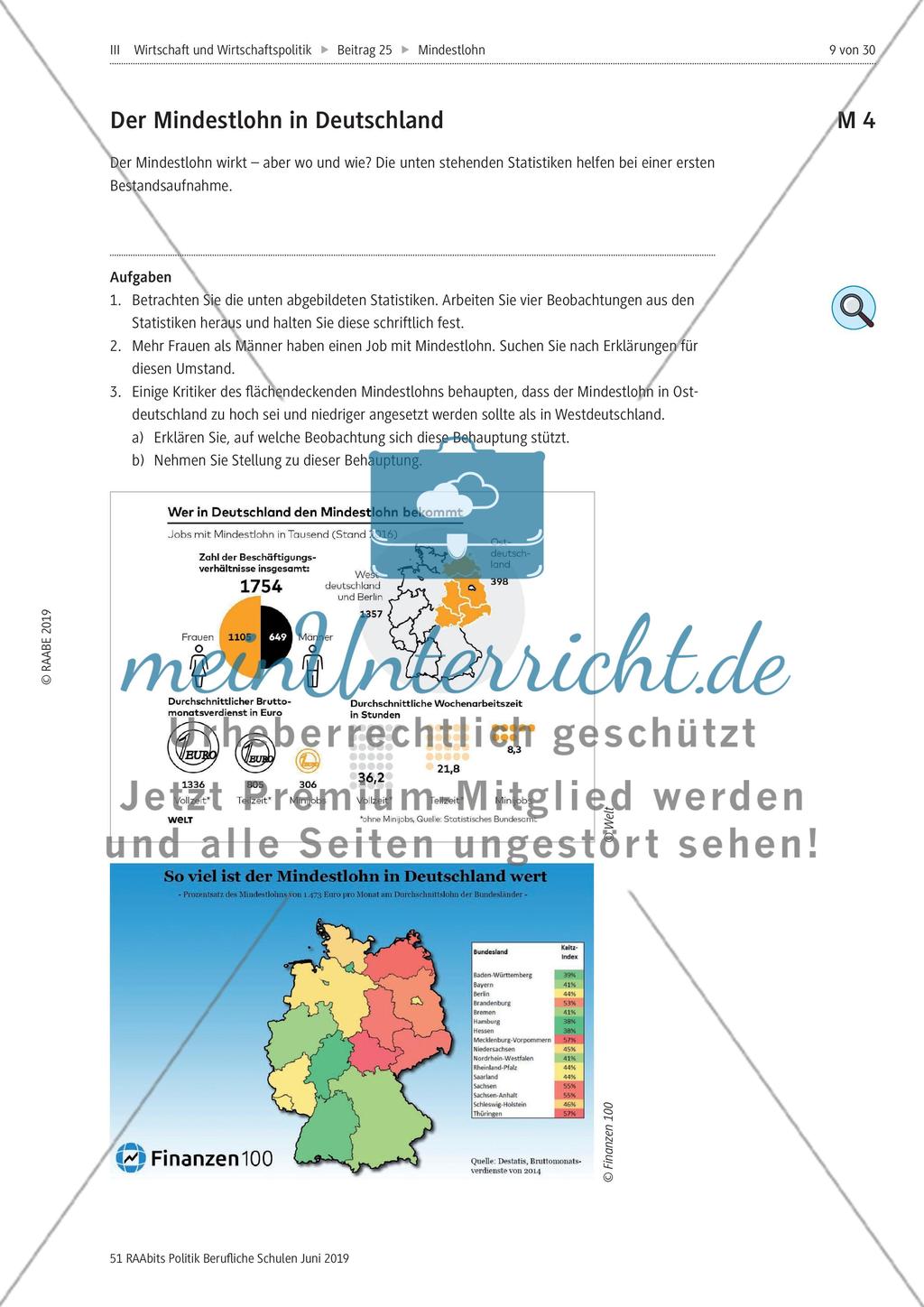 Der Mindestlohn in Deutschland Preview 1