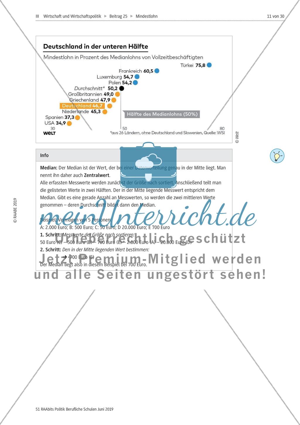 Der Mindestlohn in Deutschland Preview 3