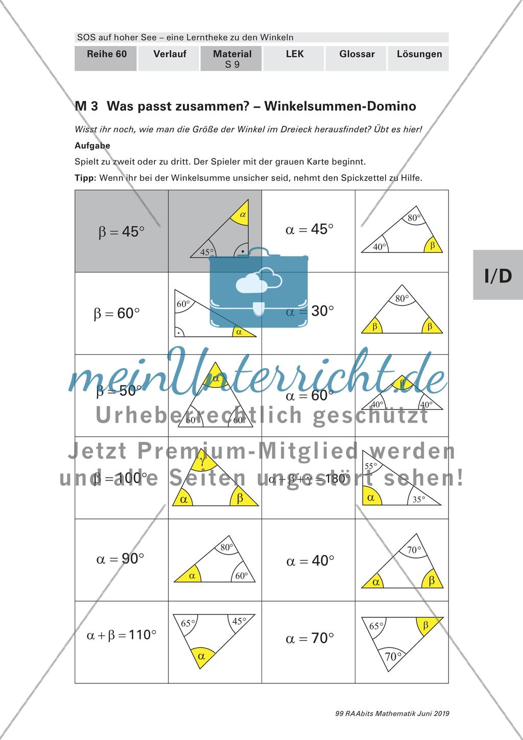 SOS auf hoher See: Untersuchen von Winkeln Preview 13