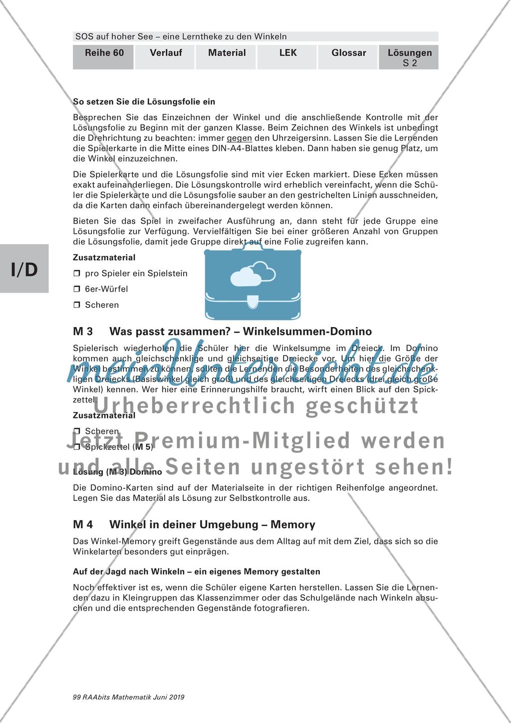 SOS auf hoher See: Untersuchen von Winkeln Preview 20