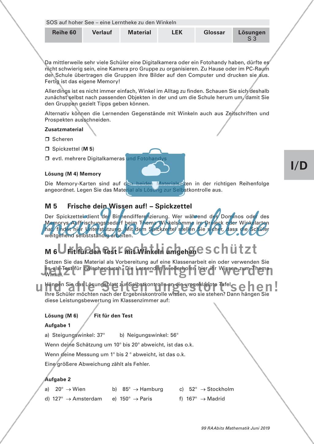 SOS auf hoher See: Untersuchen von Winkeln Preview 21