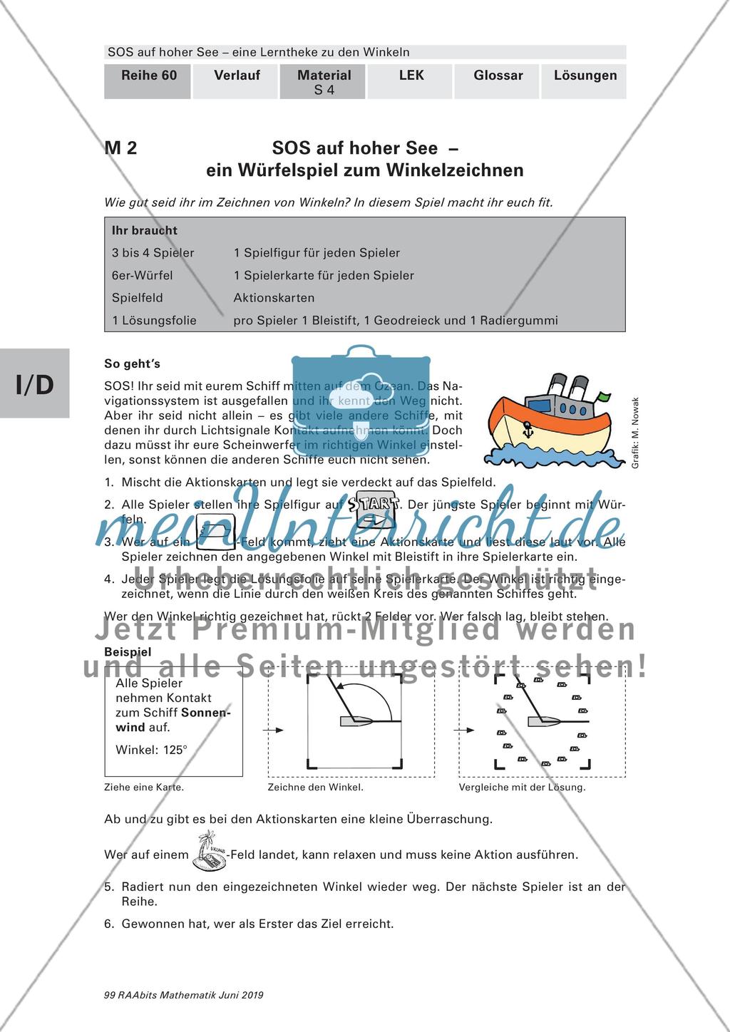 SOS auf hoher See: Untersuchen von Winkeln Preview 8