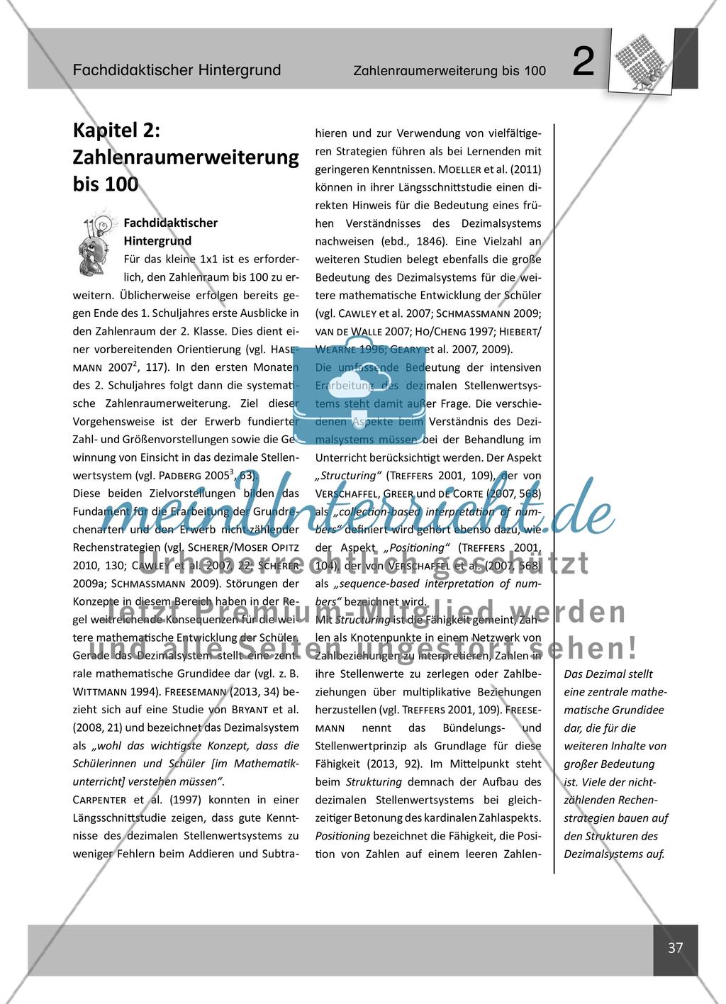 Kapitel 2: Zahlenraumerweiterung bis 100 Preview 1