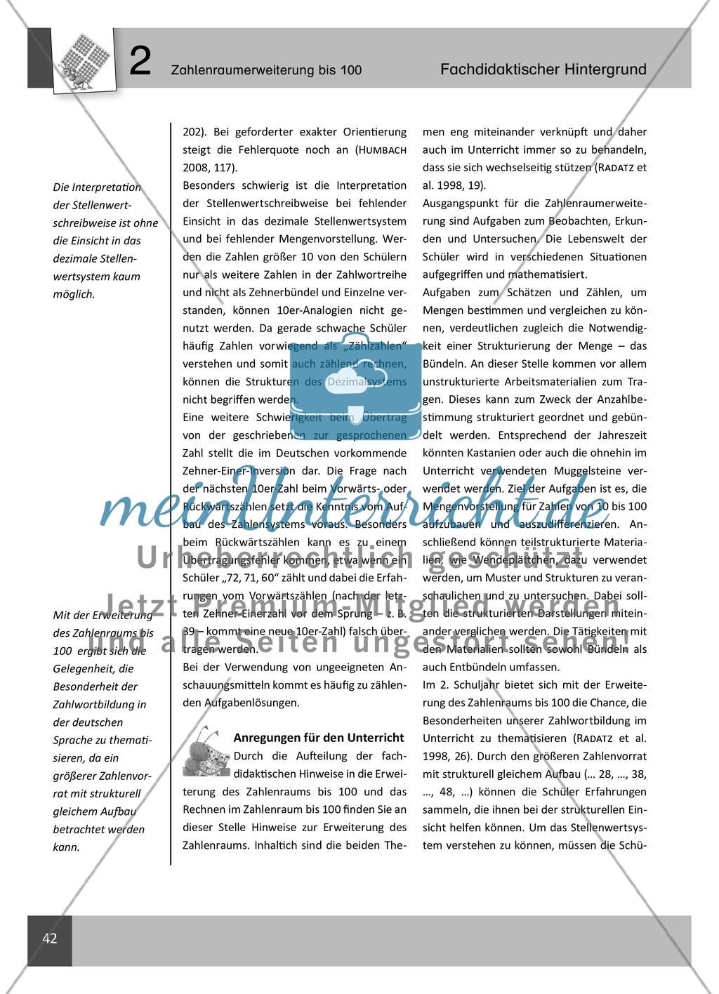 Kapitel 2: Zahlenraumerweiterung bis 100 Preview 6