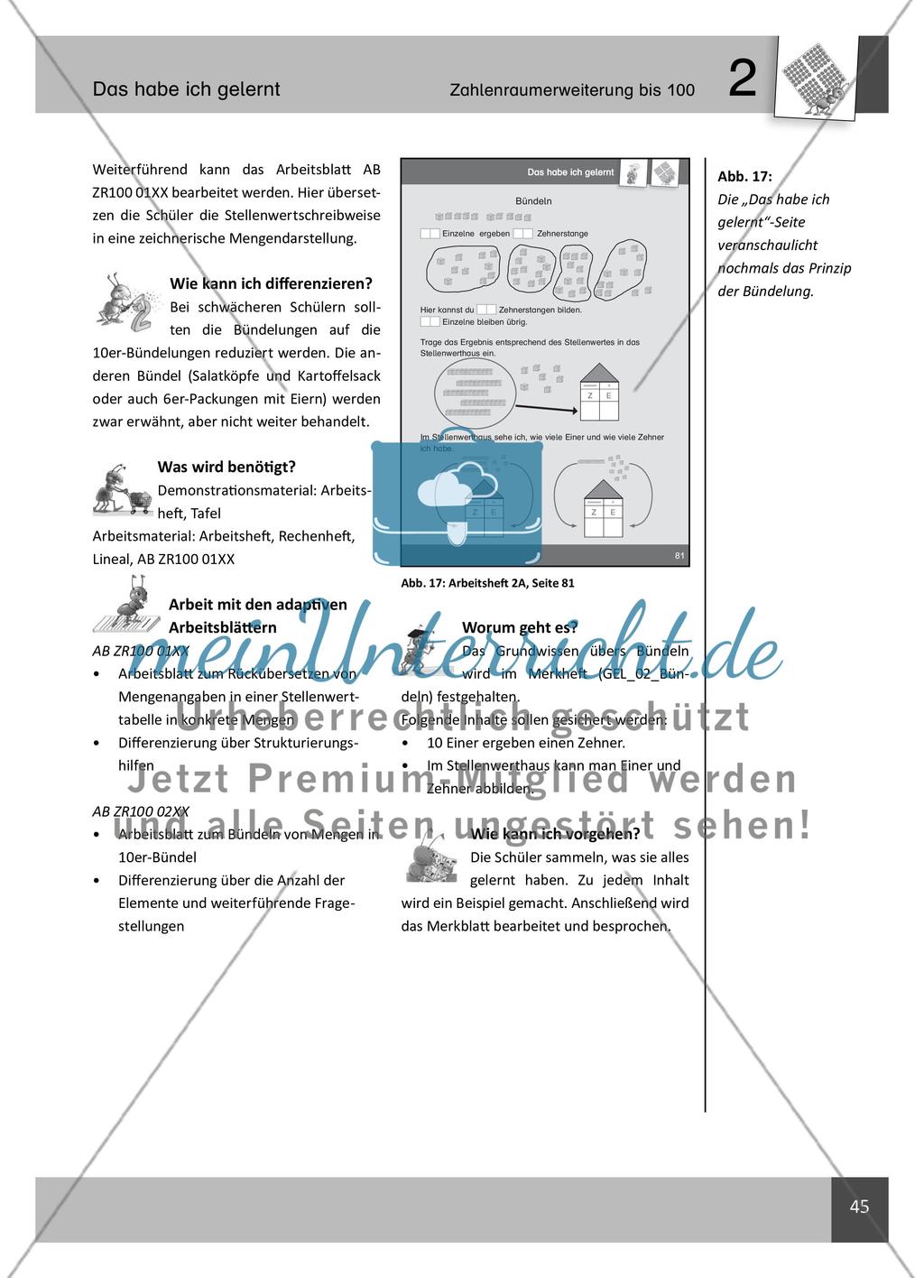 Kapitel 2: Zahlenraumerweiterung bis 100 Preview 9