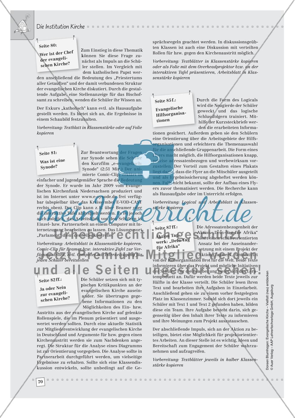 Die Institution Kirche Preview 2