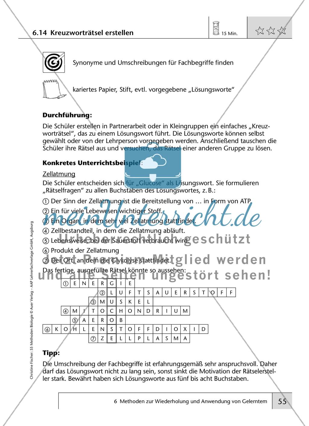 Methoden zur Wiederholung und Anwendung von Gelerntem Preview 14