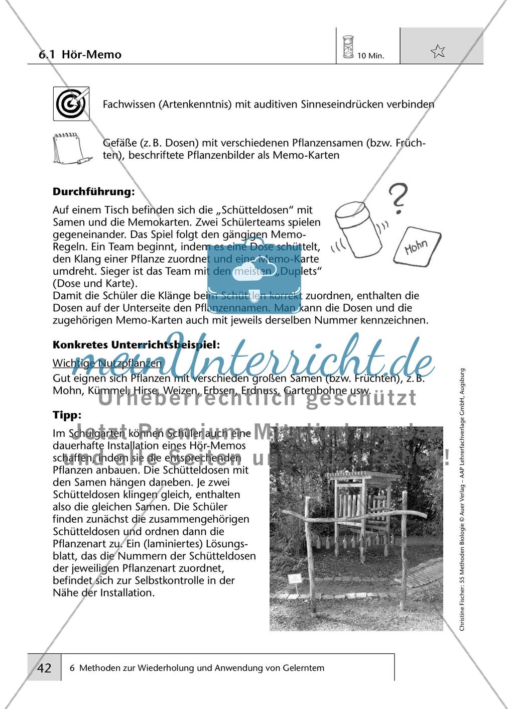 Methoden zur Wiederholung und Anwendung von Gelerntem Preview 1