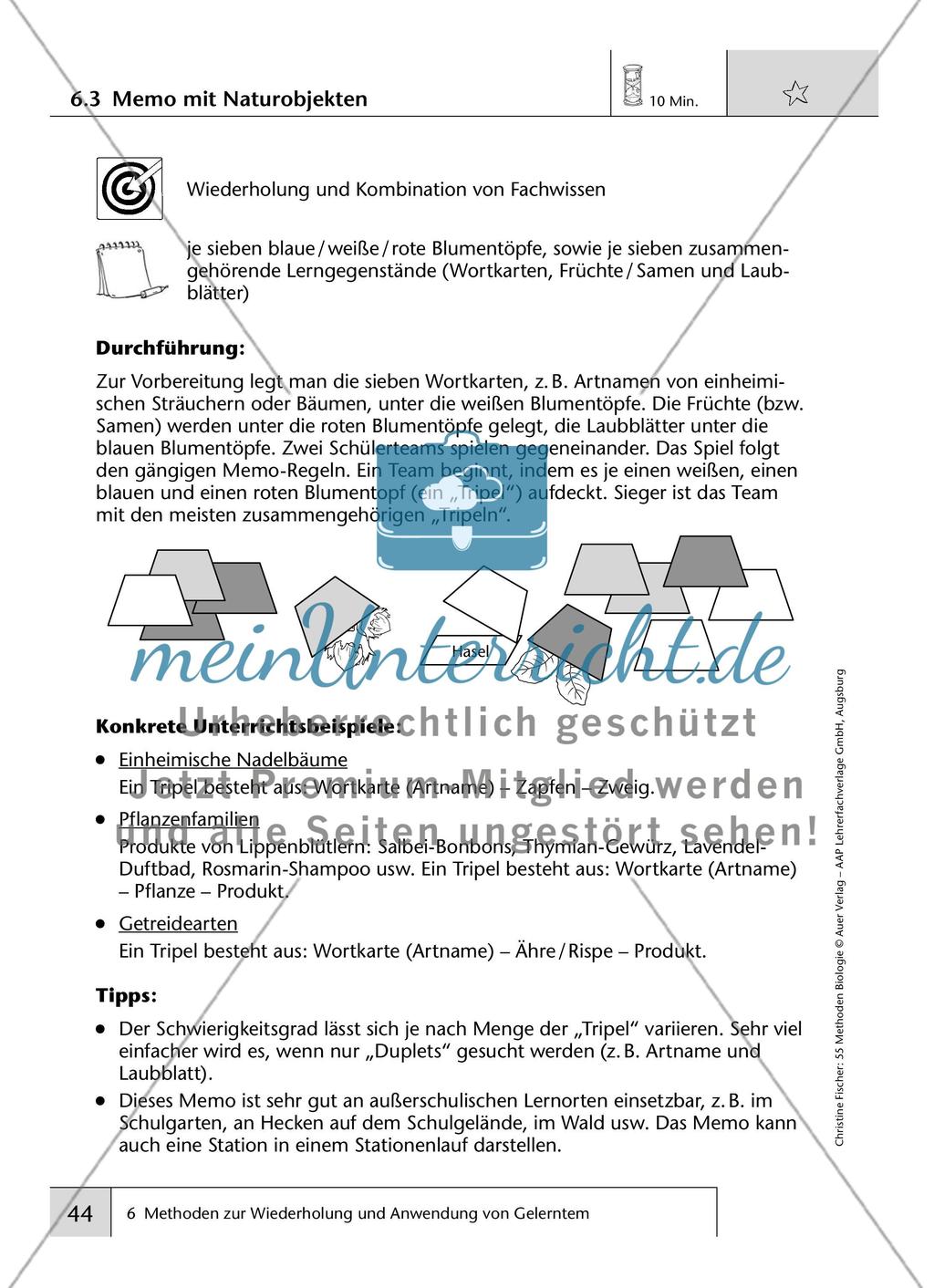 Methoden zur Wiederholung und Anwendung von Gelerntem Preview 3