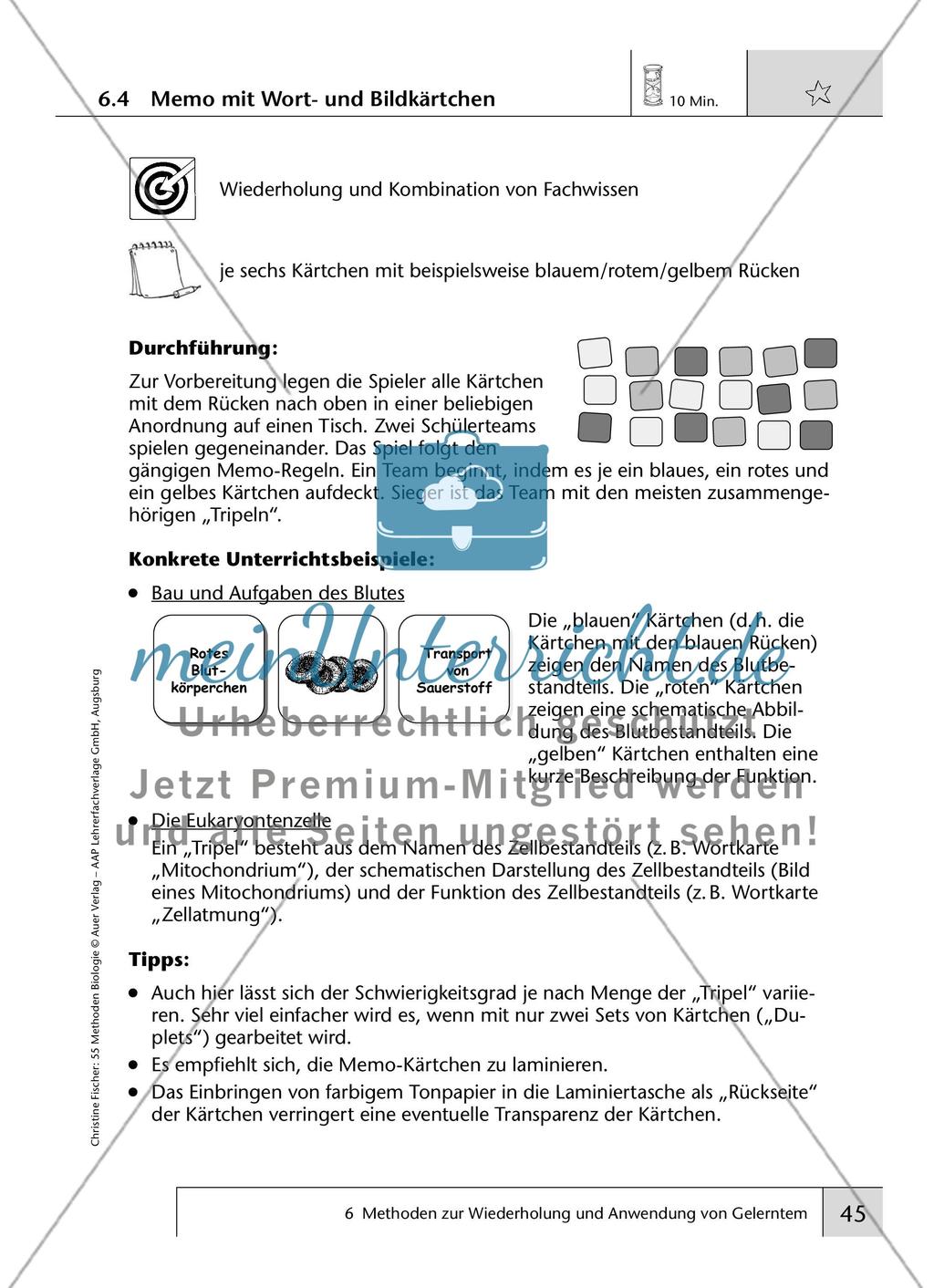 Methoden zur Wiederholung und Anwendung von Gelerntem Preview 4
