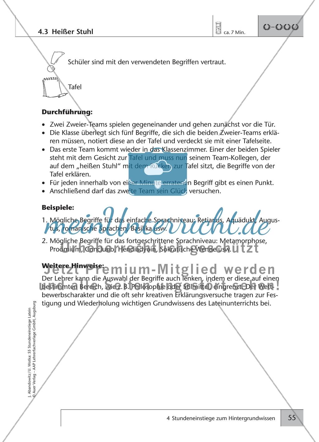 Stundeneinstiege zum Hintergrundwissen Preview 4