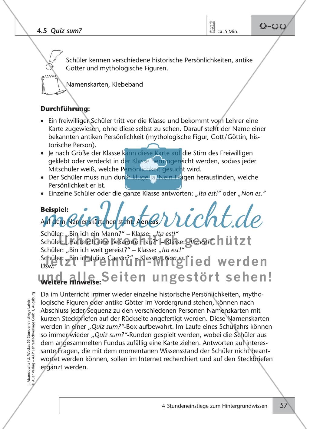 Stundeneinstiege zum Hintergrundwissen Preview 6