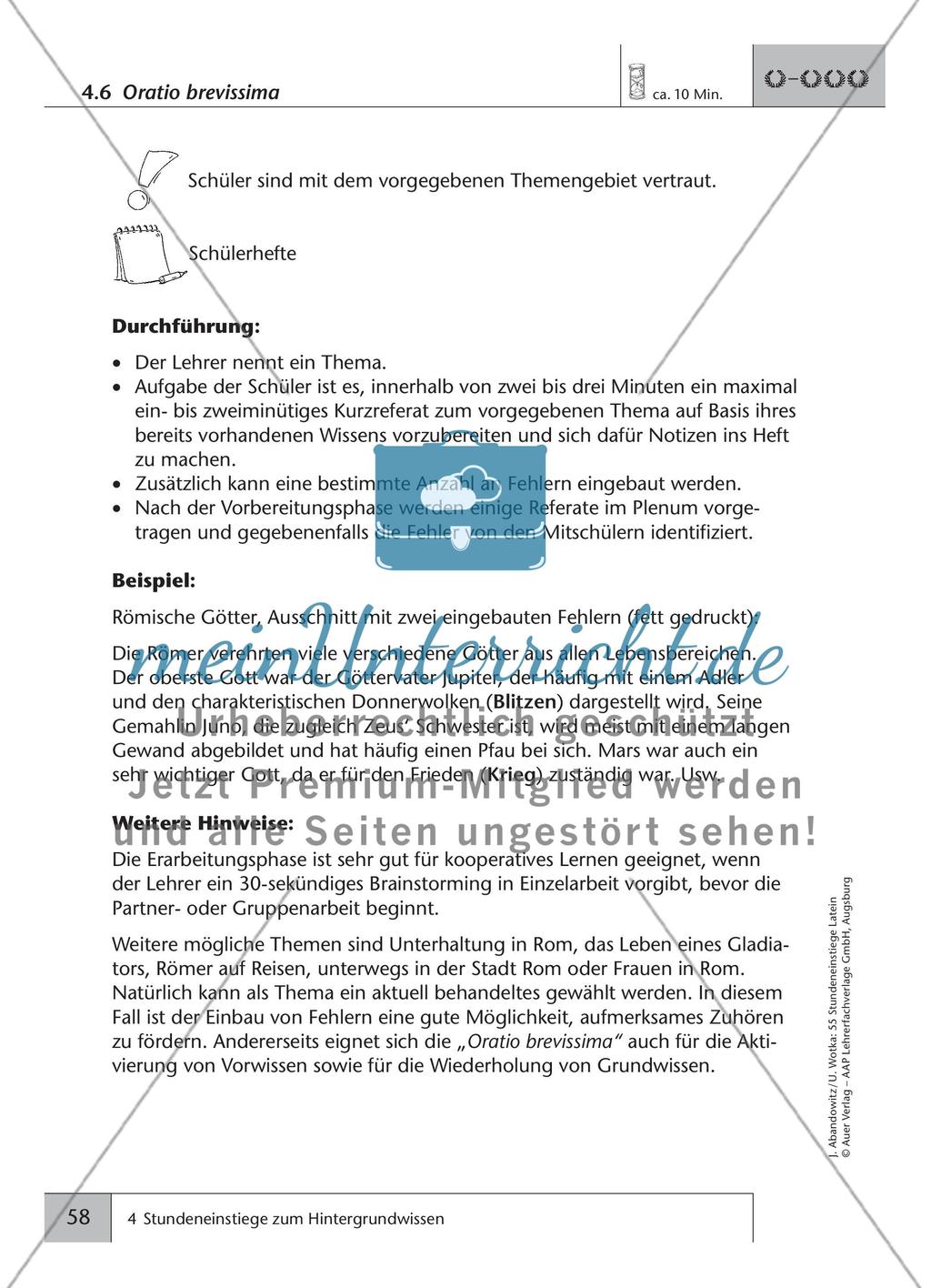 Stundeneinstiege zum Hintergrundwissen Preview 7