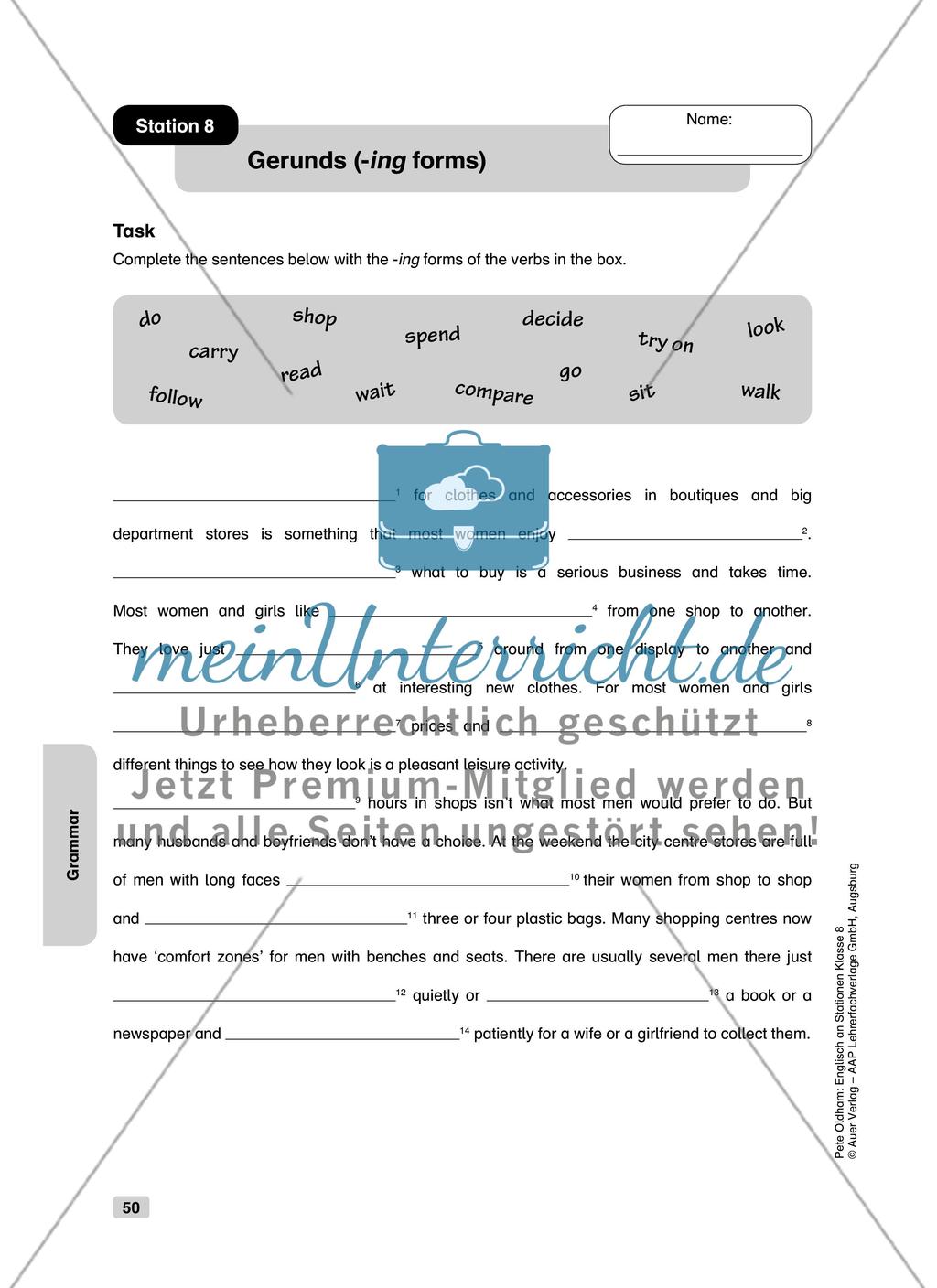 Grammar Preview 8