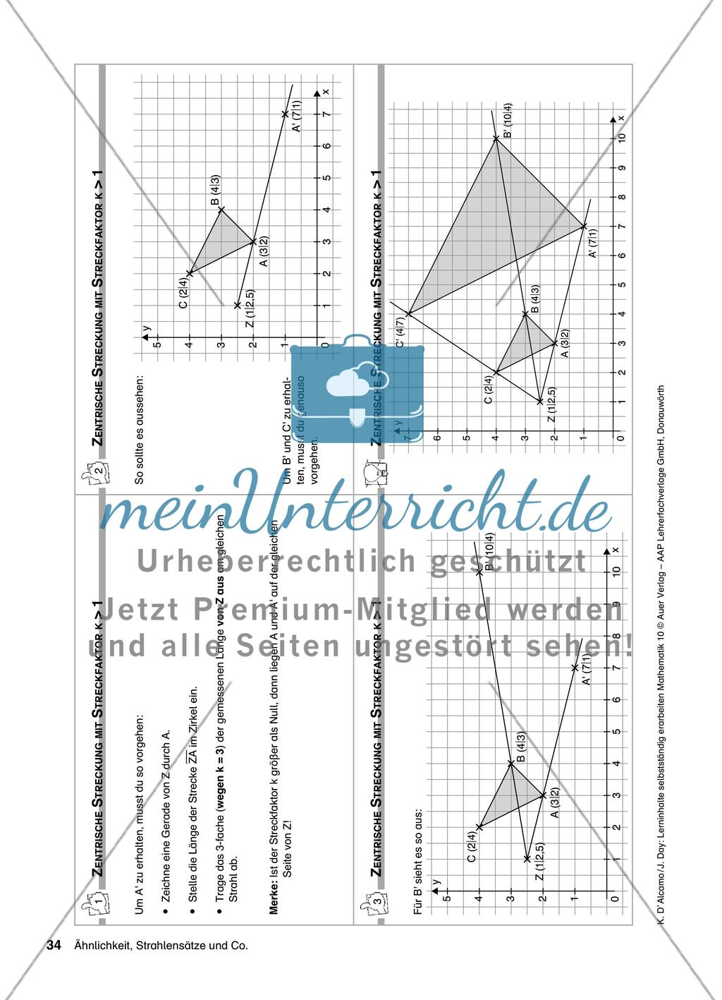 Ähnlichkeit, Strahlensätze und Co. Preview 10