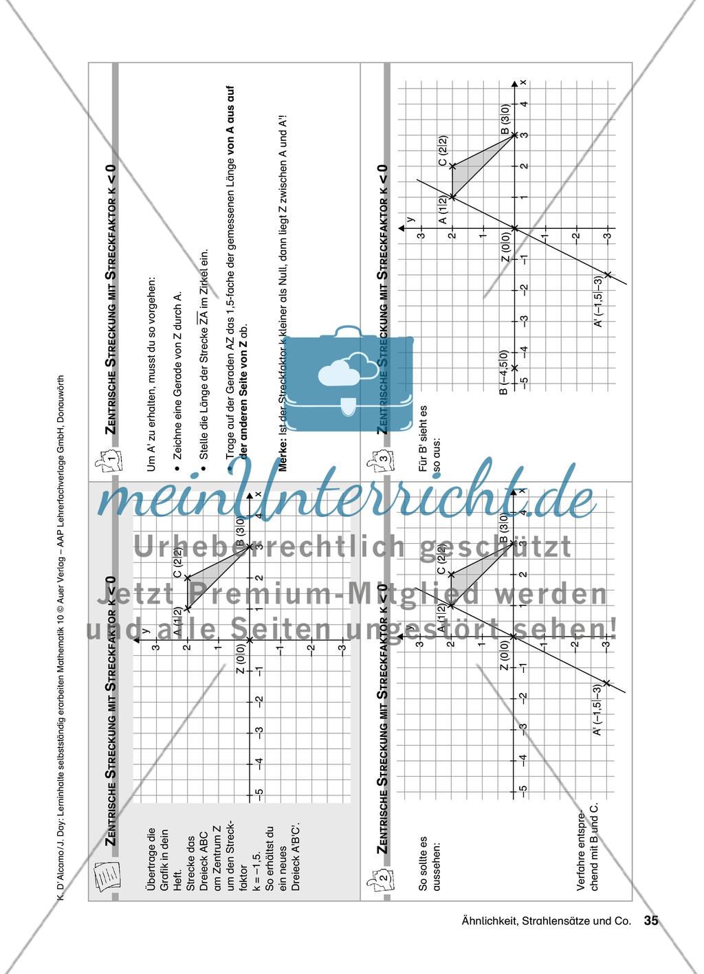 Ähnlichkeit, Strahlensätze und Co. Preview 11