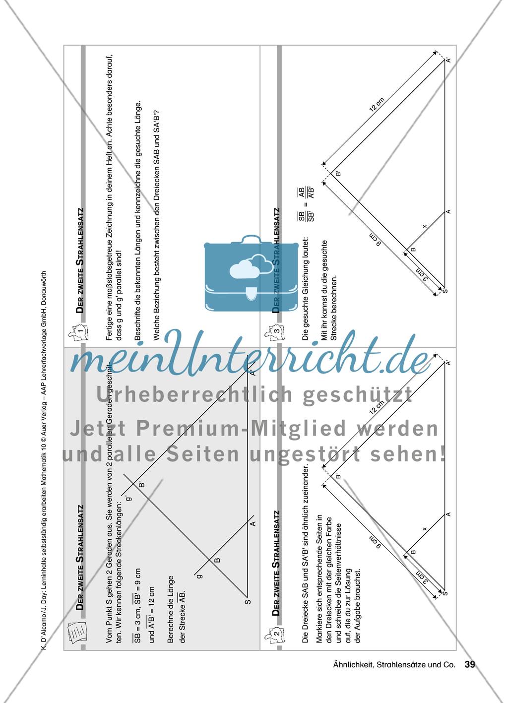 Ähnlichkeit, Strahlensätze und Co. Preview 15