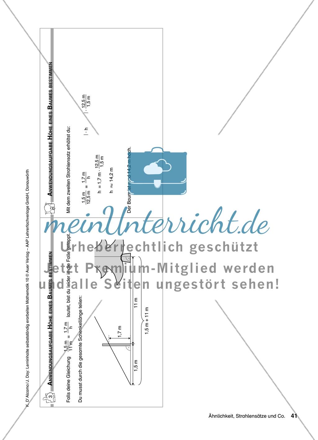 Ähnlichkeit, Strahlensätze und Co. Preview 17