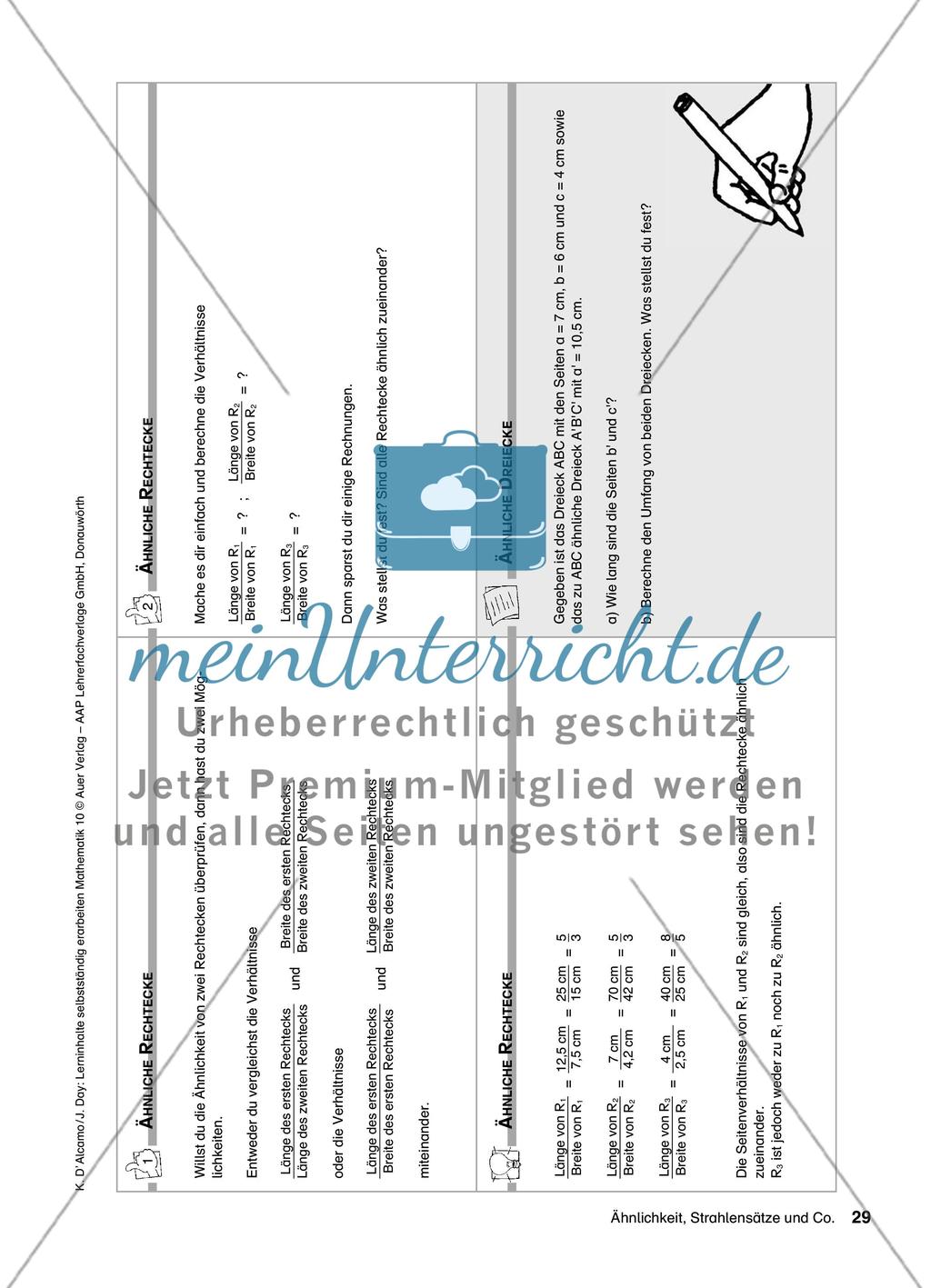 Ähnlichkeit, Strahlensätze und Co. Preview 5