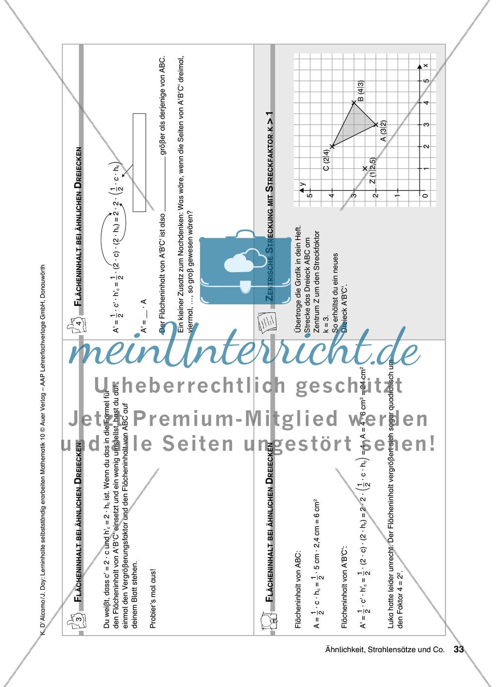 Ähnlichkeit, Strahlensätze und Co. Preview 9
